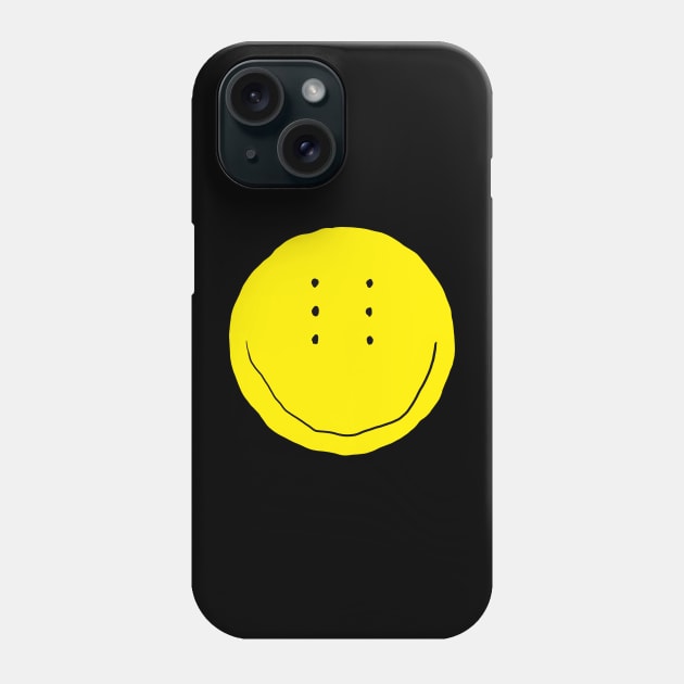 Six-Eyed Smiley Face Phone Case by Niemand