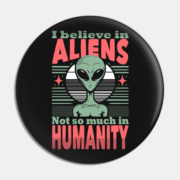 Funny Alien Pin by LittleAna