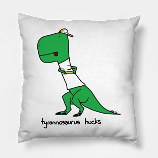 tyrannosaurus hucks Pillow