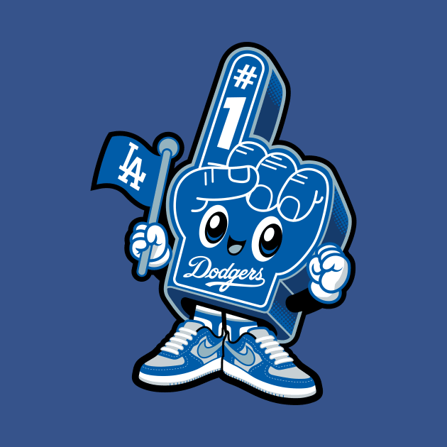 Mr. Dodger Foam Finger by ElRyeShop