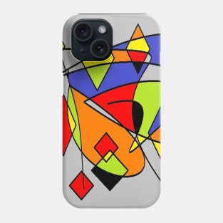 Abstract space grey Phone Case