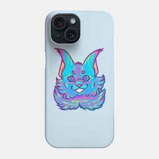 bright maine coon Phone Case