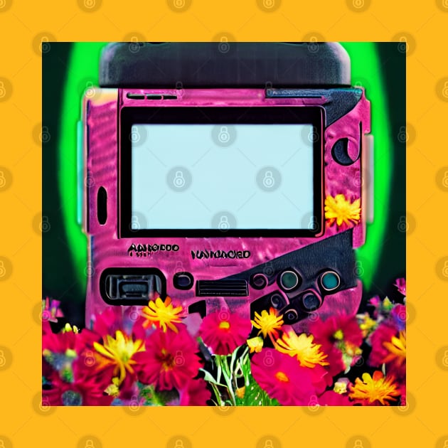 Gameboy and flowers by DESIGNWELTS