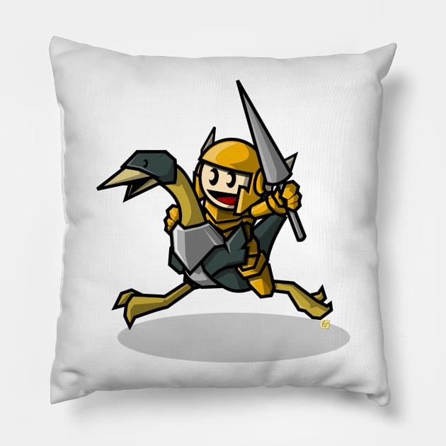 Joust the way I like it Pillow by vhzc