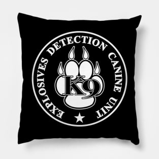 K9 Explosives Detection Canine Unit Pillow