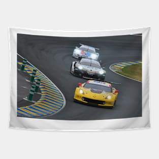 Chevrolet Corvette C7.R 24 Hours of Le Mans 2019 Tapestry