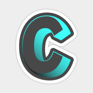 Letter C beautiful letters Magnet