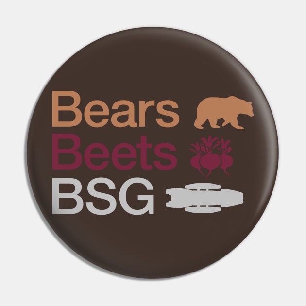 Bears Beets Battlestar Galactica Pin by boostr29