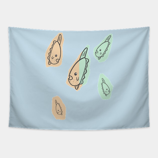 50/50 Mola Mola Tapestry by Oh icy