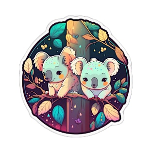 Magical Koalas Sitting on Gum Tree T-Shirt