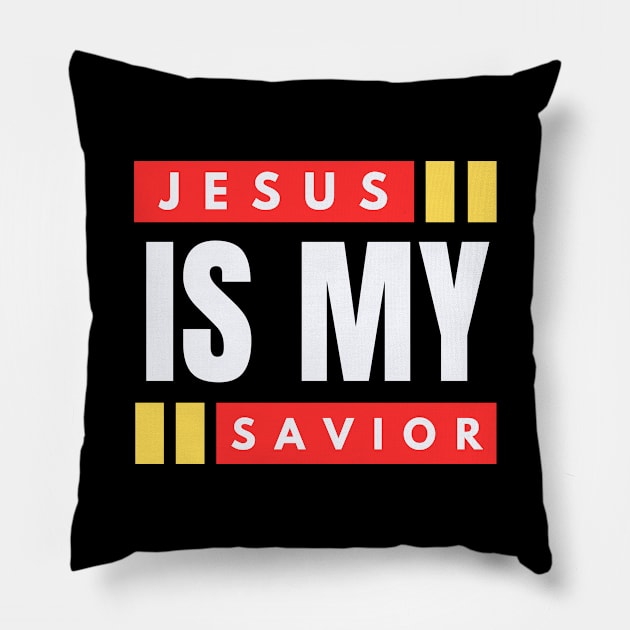 Jesus Is My Savior | Christian Saying Pillow by All Things Gospel