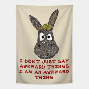 Awkward Donkey Tapestry