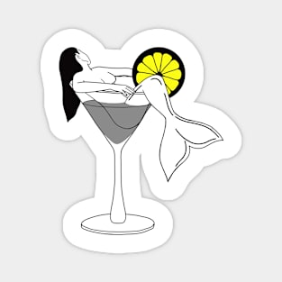 Mermaid Martini Magnet