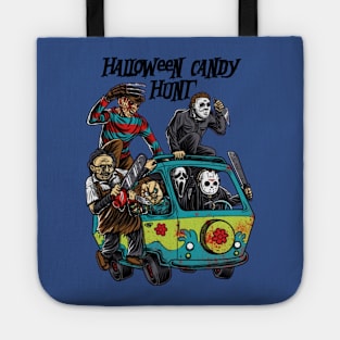 hallowen candy hunt Tote