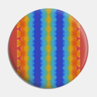 Hot and Cold Stripes Pin