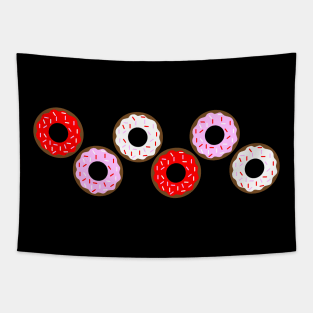 Valentine Donut Rings Tapestry