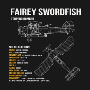 Fairey Swordfish WW2 Bi-Plane T-Shirt