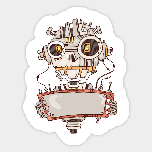 Robo Billboard - Machine - Sticker