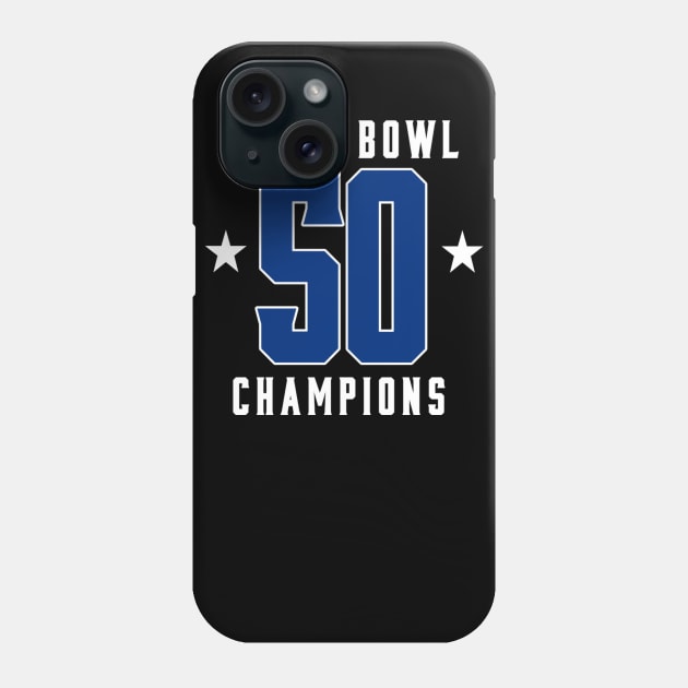 Super bowl 50 Champions Phone Case by ezx