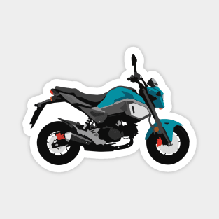 Motorcycle Honda Grom 2020 Blue Raspberry Magnet