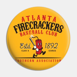 Atlanta Firecrackers Baseball Pin