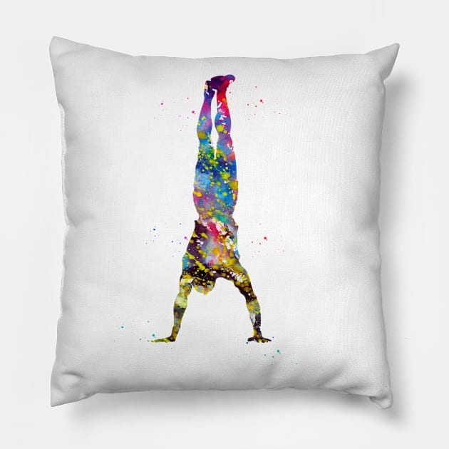 Handstand Pillow by erzebeth