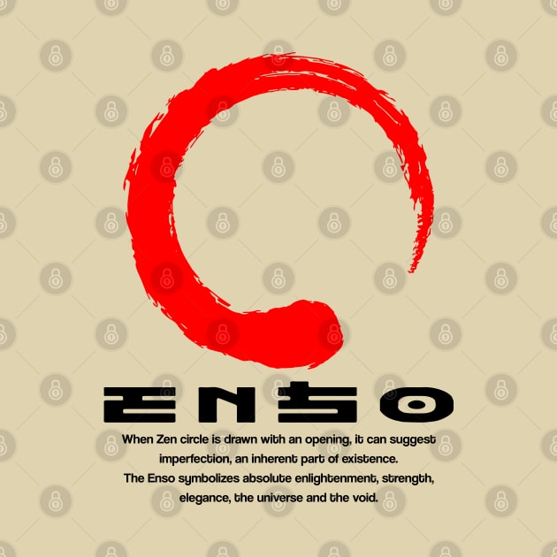 Enso meaning Japanese kanji words character symbol 123 by dvongart