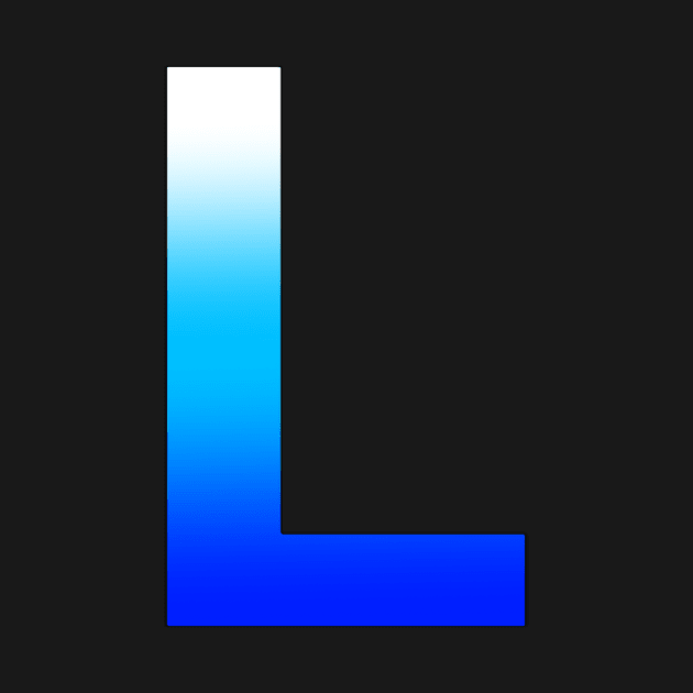 Blue Letter L by JennaBunnies