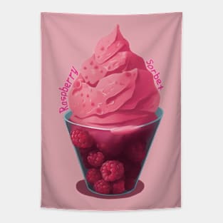 Raspberry sorbet yummy Tapestry