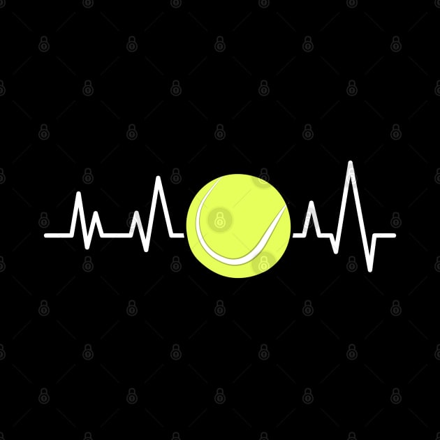 Heartbeat Pulse - Tennis by DesignWood-Sport