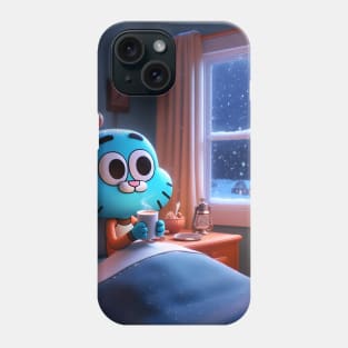 Whimsical Wonderland Unleashed: Gumball Christmas Art for Iconic Cartoon Holiday Designs! Phone Case