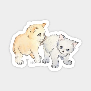 Sun and Moon Kittens Magnet