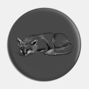 fox sketch Pin