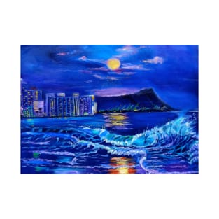 Diamond Head at Night T-Shirt