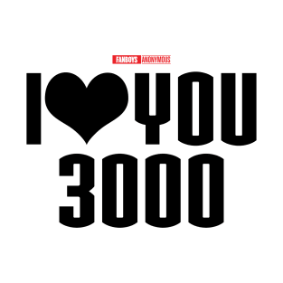 I Love You 3000 v1 (black) T-Shirt