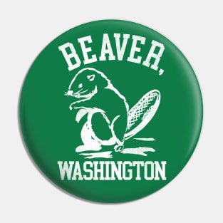 Beaver Washington Pin