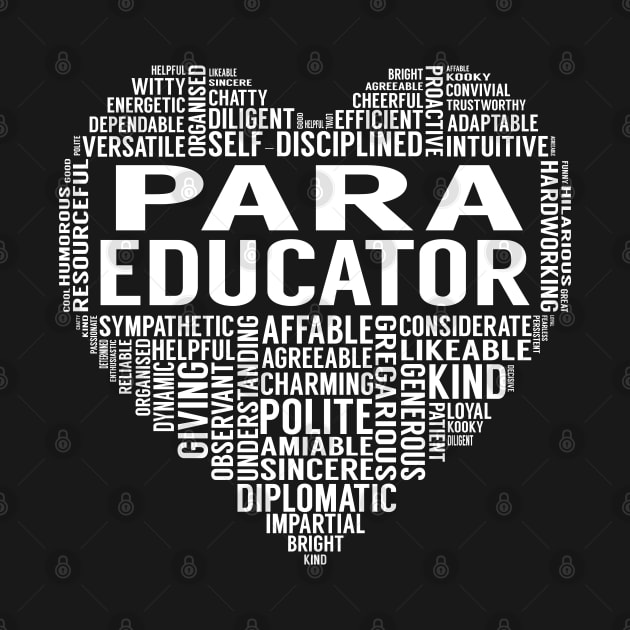 Para Educator Heart by LotusTee