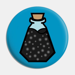 DIY Single Black Potion or Poison for Tabletop Board Games (Style 4) Pin