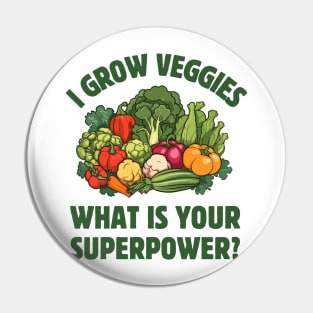 Vegetable Garden Pin