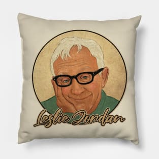 Retro Vintage Leslie Jordan Pillow