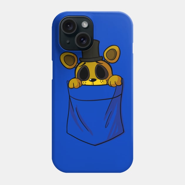 Golden Freddy in my Pocket -ORIGINAL Phone Case by TerraTerraCotta