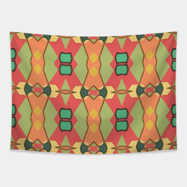 African pattern Tapestry by GoshaDron