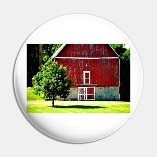 Red Barn Doors Pin