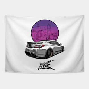 hyundai genesis coupe white Tapestry