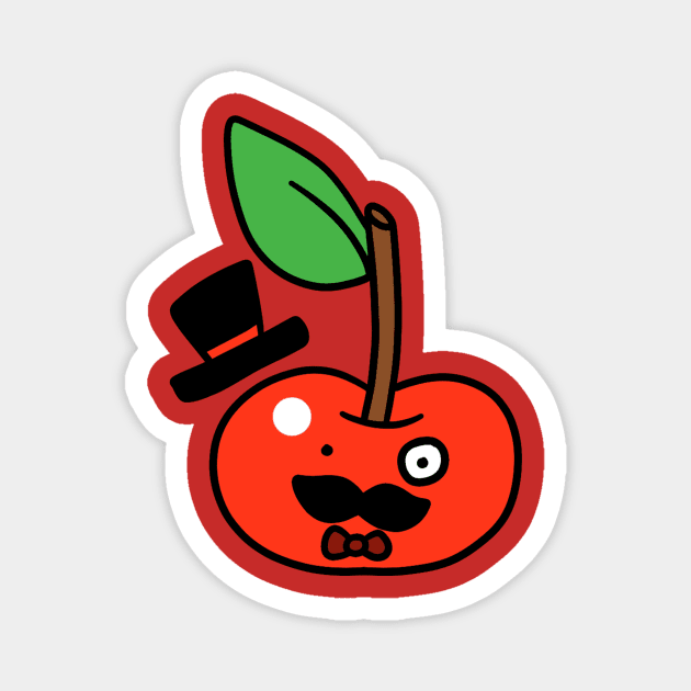 Fancy Cherry Magnet by saradaboru