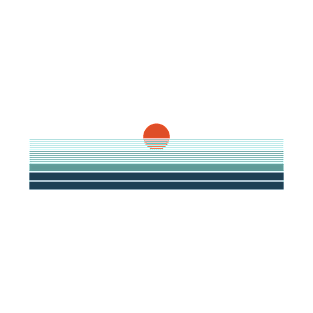 Retro Ocean Lines T-Shirt