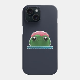 Cute Frog With Lily Pad Hat Phone Case