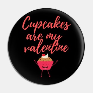 valentine cupcake Pin