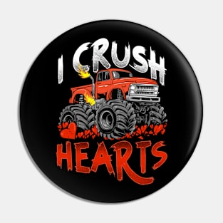 I CRUSH HEART | MONSTER TRUCK Pin