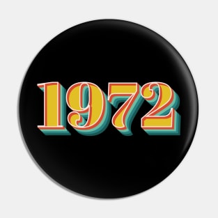 1972 Pin